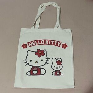 Hello Kitty Canvas Tote Bag NIB